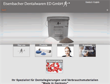 Tablet Screenshot of eisenbacher.de